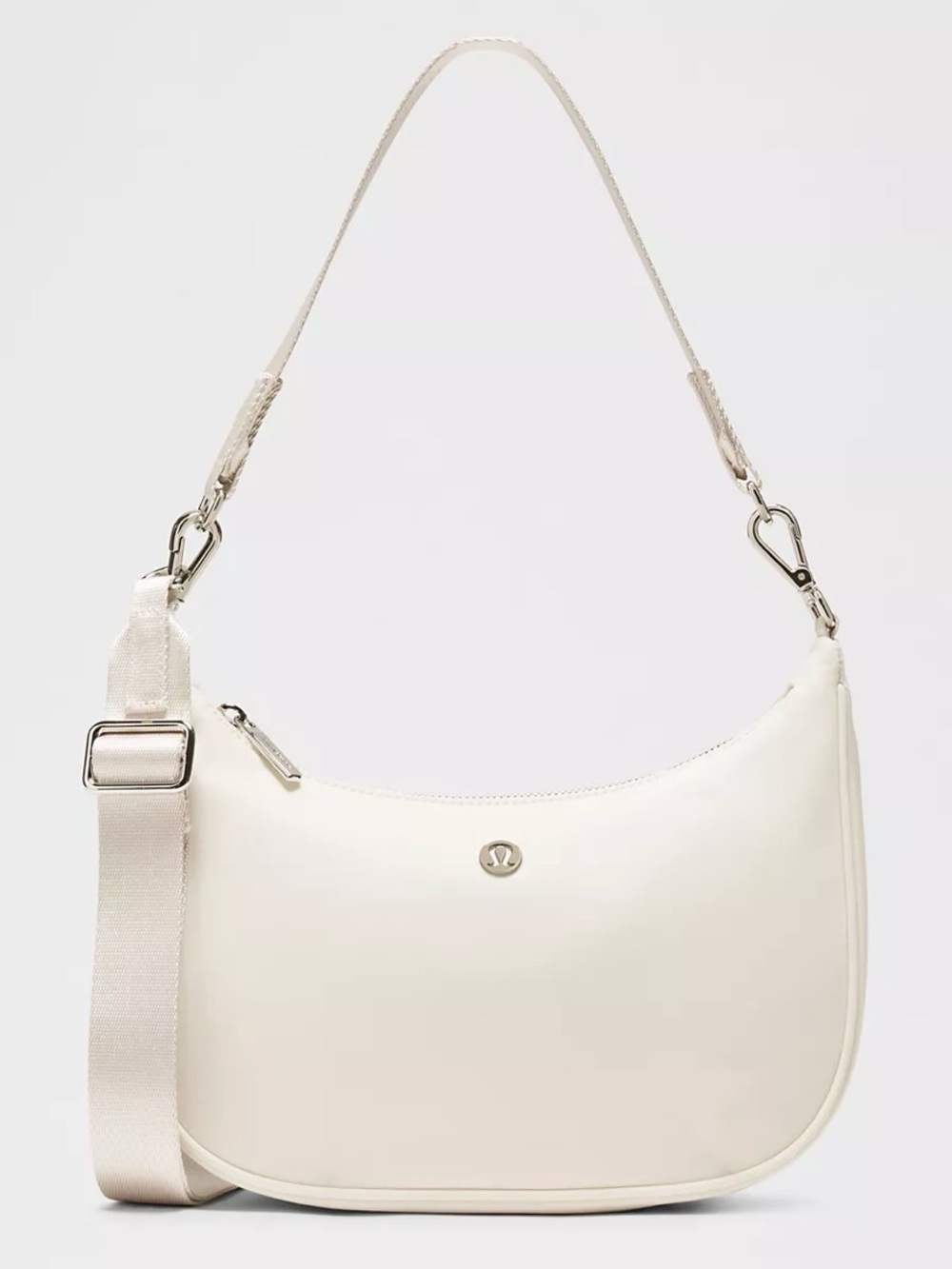 Lululemon Shoulder Bag City essential light Ivory Removable Strap 3L Small New